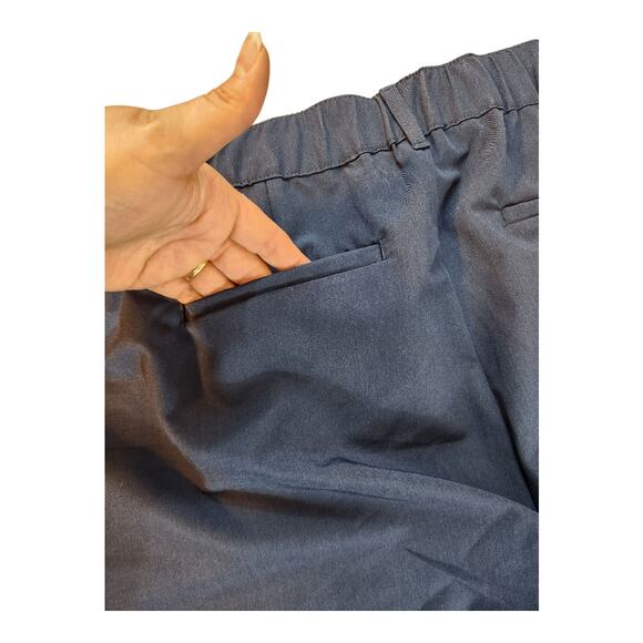 Studio by Torrid plus sz 20R NWT navy pants pockets wide leg high rise peacoat - Picture 9 of 14